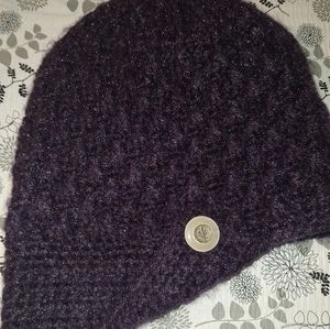 Handmade Purple Winter Hat one size